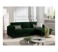 Brooke - canapé d'angle droit - convertible avec coffre - 4 places - en velours