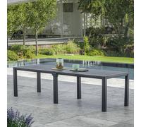 Brossard - Table d'extérieur, 294x90x75h cm Noir Anthracite, 12 Places