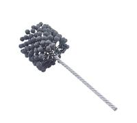 Brosse à bille d'affûtage cylindrique en carbure de silicium | Brosse en nylon abrasive for la finition métallique d'ébavurage de rupture de bord(Grit240 Diameter4mm)