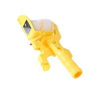 Brosse à bordures 30 cm avec brosse intégrée Poignée rotative Jaune | Poignée ergonomique multidirectionnelle en plastique robuste pour murs, plafonds et bords sans bavure