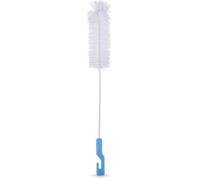 Brosse à bouteilles - ORION - 41 cm - Diamètre 5 cm - Bleu - Poils blancs - Crochet de suspension - Nettoyage facile