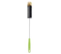 Brosse à Carafe Ultra Longue pour Bouteilles - Nettoyage de Bière, Vin, Kombucha, Décanteur, Thermos avec Rondelles - Pour Récipients Étroits