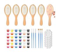 Brosse à Cheveux en Bois DIY | Kit DIY Brosse à Cheveux - Peignez Votre Propre Peigne en Bois - Pour Amatrices de Loisirs Créatifs, Adultes, Organisatrices