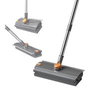 Brosse à Coulis avec Long Manche(138cm),2 en 1 Nettoyeur de Carrelage | Joints de Sol avec Poils Rigides,360° Tête Pivotante,Brosse de Nettoyage pour Carreaux,Salle de Bain,Cuisine,Douche,Plinthe