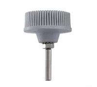 Brosse à disque émeri 2" pour perceuse, roue abrasive en caoutchouc, pour | Brosse à disque, roue émeri, abrasif en caoutchouc, disque de polissage, meulage (blanc)