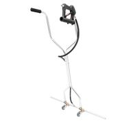 Brosse à eau pour nettoyeur haute pression - Nettoyeur de dessous de châssis et de surfaces - 100 cm - 7 buses - 1 500–5 000 psi - 40 l/min - Raccord de 0,95 cm - 2 roulettes - Argent