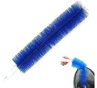 Brosse à épousseter Flexible, Brosse à épousseter Pliable, collecteur de poussière en Microfibre, Brosse Multi-usages pour éliminer la poussière et Les Cendres (Bleu)