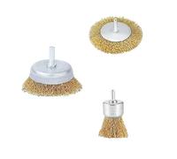brosse à fil perceur, Foret à brosse métallique, 3/10 pièces, roue tige de 1/4 pouce sertissage grossier for jeu tasses fixation