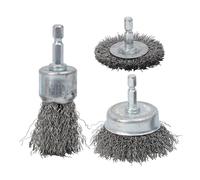 brosse à fil perceur, Foret à brosse métallique poignée hexagonale, for forets, nettoyage, épluchage de la rouille, meulage