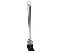Brosse à Huile pour Barbecue Pinceau à Pâtisserie en Silicone Résistant à La Chaleur Outil de Torréfaction avec Poignée en Acier Inoxydable pour La Cuisson au Four, 30cm