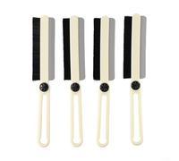 Brosse à Joints Rotative 4 - Outil Nettoyage Interstices pour carrelage Salle de Bain avec Raclette - Tête Inclinée 25 Degrés pour Douche et Cuisine(Yellow)