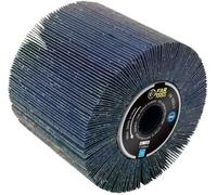 Brosse à lamelles abrasives FARTOOLS, Ø120mm, L100mm, Oxyde de zirconium grain 120