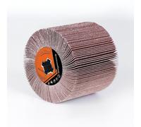 Brosse à lamelles pour machine à satiner, idéale pour le ponçage intensif de surfaces planes en bois - 120 x 100 mm