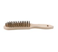 Brosse à main 4 rangs pour nettoyage et polissage de pièces en métal, bois, plastiques et matériaux SIDAMO - 10311002
