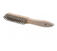 Brosse à main d'atelier manche bois - 295 mm - fil acier droit - par 12 OSBORN