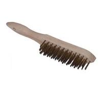 Brosse à manche - fil acier laitonné - Brosse ramonage DIFF Blanc G