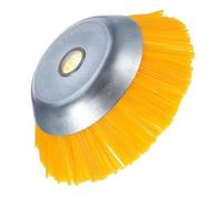 Brosse à mauvaises herbes en nylon - Brosse ronde universelle pour débroussailleuse - Outils de jardin durables - 200 mm x 25,4 mm