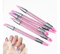 Brosse À Ongles En Silicone Manche Résistant À La Chaleur, Antidérapant
