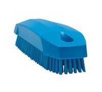 Vikan - Brosse à ongles hygiénique - Fibres dures - 130mm - Bleu