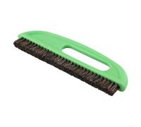 Brosse à papier peint verte pour une application lisse des revêtements muraux - Outil de lissage en plastique pour vinyle Anaglypta - Matériel essentiel de suspension de papier 27 x 9 cm (3 rangées)