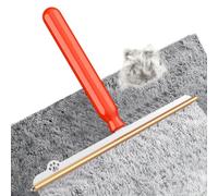 Brosse à poils de chien, longue poignée, grattoir réutilisable pour tapis | Design efficace, outil de nettoyage des poils d'animaux pour canapé, maison, appartement, dortoir, meubles, sol, tapis, lit