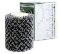 Brosse à polir en nylon, grain 100, pour ponceuse à brosse 9741, adaptée au bois et au métal