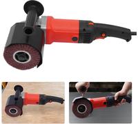 Brosse à polir - Rouleau de satinage - Pour le travail des métaux - Ponçage et polissage - Outils abrasifs spéciaux - CE - Rouge