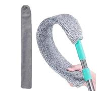 Brosse À Poussière pour Dessous des Appareils - Nettoyeur Plat Rétractable - Plumeau Plat avec Perche Télescopique - pour Sol Fissure Canapé Bas Réfrigérateur Ménage
