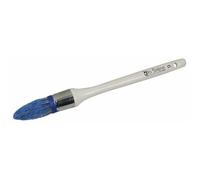 Brosse à rechampir en soie synthétique bleue - diamètre 25 mm - n°4 THÉARD