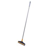 Brosse à récurer 2 en 1 Amovible et réglable avec Manche Long, Balai à Suspendre pour Nettoyer la Douche, la Salle de Bain, Le Garage, la Cuisine, Le Mur, la terrasse, la Baignoire, Le carrelage, la
