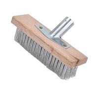 Brosse à Récurer en Fil D'acier Inoxydable 50 Cm Design Robuste | Poils résistants, adaptés aux bateaux/garages, idéal pour enlever la peinture, outil de nettoyage efficace
