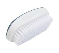 Brosse à récurer multi-face à poils double face pour joints de carrelage, nettoyage de cuisine, poignée ergonomique, plastique rigide, résistante à la chaleur, anti-rayures, 13 x 6 x 4 cm, bleu rouge