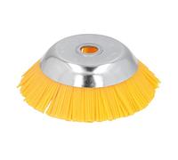 Brosse à Roue en Nylon, Tête de Fil en Acier au Manganèse, Haute dureté, pour Jardin, Pelouse, Désherbage, Diamètre 25mm, 1 Pièce