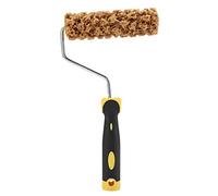 Brosse à rouleau de peinture à motif de Texture avec poignée, outil de décoration murale
