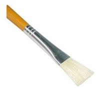 Brosse à tableau plate SAVY 10 mm Soies naturelles blanchies Blanc