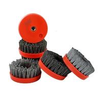Brosse a tasse Brosse abrasive en nylon de 110 mm (4 pouces) for le polissage la pierre, du marbre, granit, métal et bois