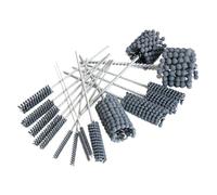 Brosse à tête sphérique en carbure de silicium, Cylindre aiguisant la brosse à billes abrasive, tête d'ébavurage, Tube de polissage tuyaux(12mm)