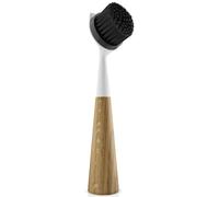 Eva Solo Brosse à vaisselle en chêne 23 cm – Nylon, tête amovible – Blanc