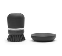 Brosse à vaisselle, avec distributeur, gris, Brabantia