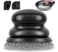 Brosse à Vaisselle, Brosse de Nettoyage et grattoir pour Nettoyer Les casseroles, éviers, poêles, Grils, poêles en Fonte, Nettoyeur de Four, Nettoyeur de Plaque de Cuisson, Brosse à récurer, Brosse à