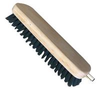 Brosse à vêtements droite L: 18 cm fibres de soie noire