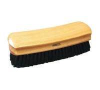 Brosse à vêtements - monture en bois verni - fibre de soie - noir