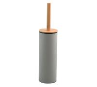 Brosse à WC Spirella Brosse à WC "Adonis" avec réservoir hygiénique mat taupe Bambou + tête de brosse en silicone