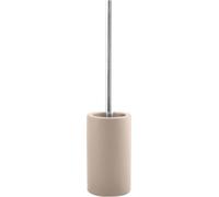 Brosse à WC Spirella "Tube" Brosse à WC Garniture de WC en porcelaine taupe mate