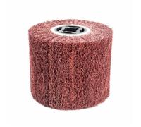 Brosse Abrasive Brosse en Fibre Synthétique pour Rénovateur Extérieur, Ø120x100x19mm, Grain 60