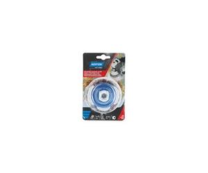 Brosse abrasive coupe torsadée 75 mm fil 0,50 mm pour meuleuse 12500 tr/min