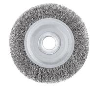 Brosse Abrasive de Polissage Brosse circulaire en fil d'acier, meule abrasive for l'ébavurage, le nettoyage et polissage, diamètre extérieur 75-300 mm, 1 pièce