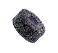 Tivoly Roue mousse abrasive pour perceuse-visseuse Ø100 x 45 mm grain 80 tige 6 mm corindon