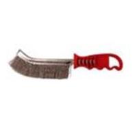 Brosse Acier Forme Convexe 265X25 / Boites - Manche Rouge Reflex 740.226 G