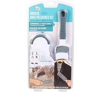 Brosse Anti-Peluches X2 Bouloche Vetements | Lot de 2, réutilisable, économique, étui avec réservoir, peluches poils d'animaux, vêtements tissus, simple d'usage